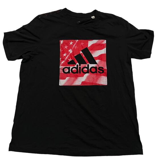 adidas Other - Adidas American Flag Graphic Tee - Size XL